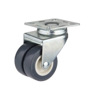 08-Grey-PVC-Swivel-Twin-Wheel