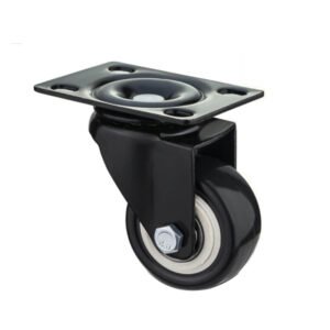 08S-Black-PVC-Caster-Swivel