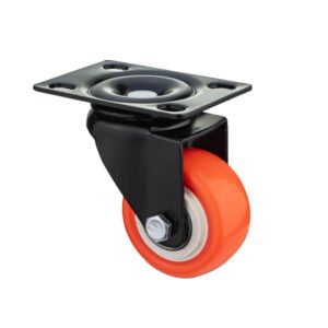 08S-Red-PVC-Caster-Swivel