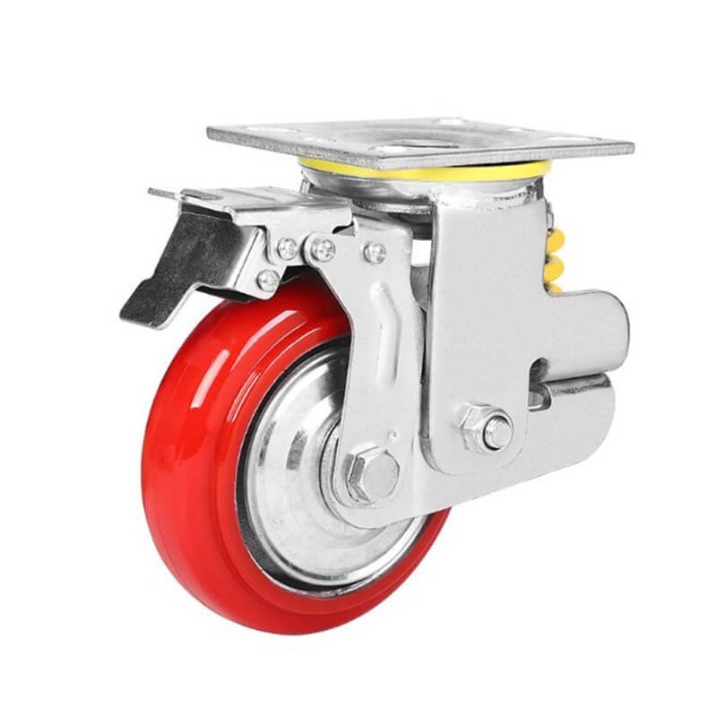 Shock-abosorbing Caster-Brake-PU