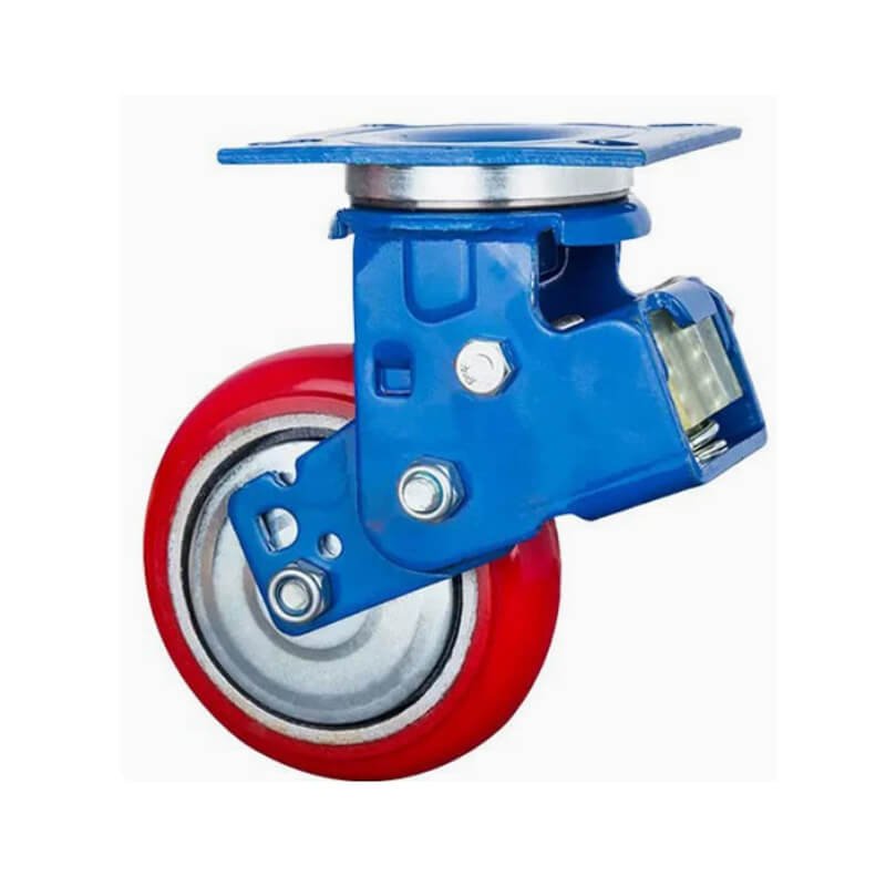 Shock-abosorbing Caster-Swivel-Iron PU